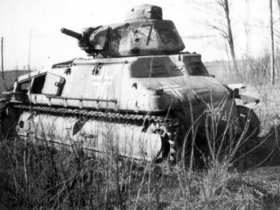 German Somua S-35 of 3rd SS Panzer Division Totenkopf