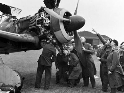 Captured Focke Wulf Fw190 4