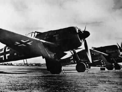 Focke Wulf Fw 190 A-0 fighters