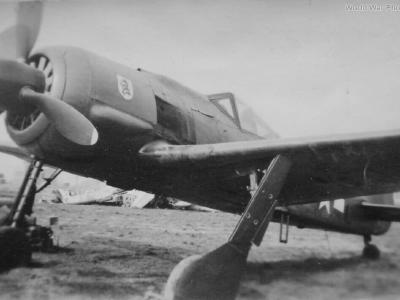 Fw 190A-8 681497 ex „White 11” of 5./JG 4 at St. Trond