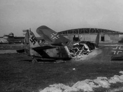 destroyed Fw 190