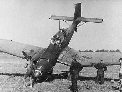 Crashed Ju87 Stuka