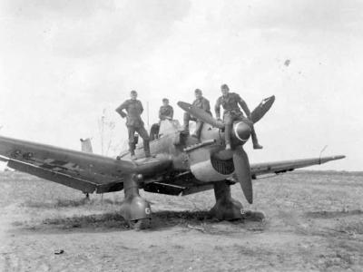 German dive bomber Ju 87B