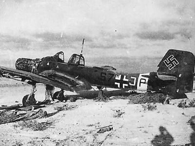 Ju87 Stuka of the StG 3 S7+JP Africa
