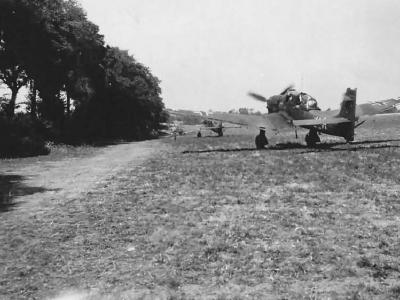 Ju 87 B of the II/StG 77 Bouchy near Evrecy August 1940