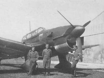Ju 87 B Stuka 9/StG 77 Flers France July 1940