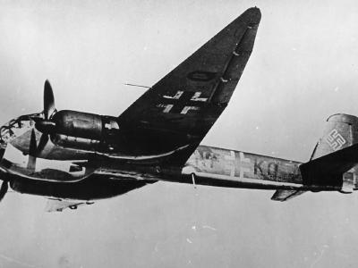 Ju 188 V-1 NF+KQ W.Nr.1687 in flight