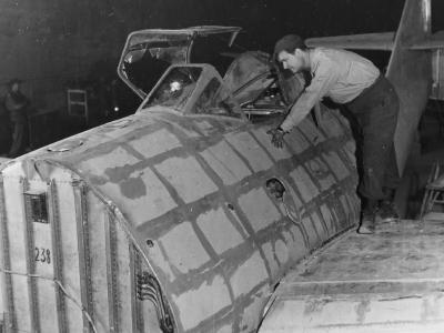 Me262 fighter in Germany 1945