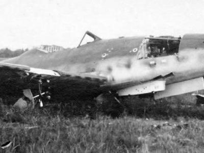 Messerschmitt Me 262 wreck 2