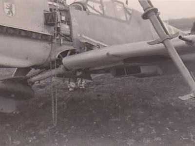 Me109e 6 JG 27 bruch bei landung balkan 1941 3