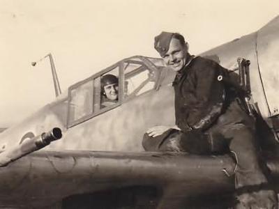 Bf 109 E from 5/JG 27, pilot Uffz Hans Niederrhofer, Aapril 1941