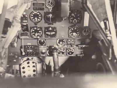 Me 109F from 5/JG 27, cockpit interior 1941