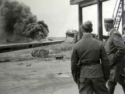 Messerschmitt Me110 crash Russia Ju88 Me109