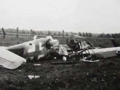 Messerschmitt bf109 destroyed