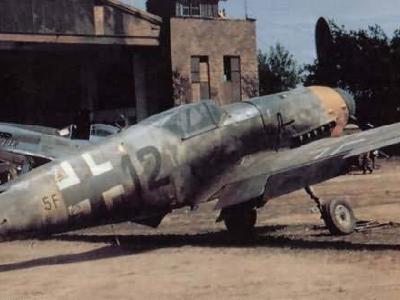 Captured Messerschmitt Bf109G of the Aufklarungsgruppe 14