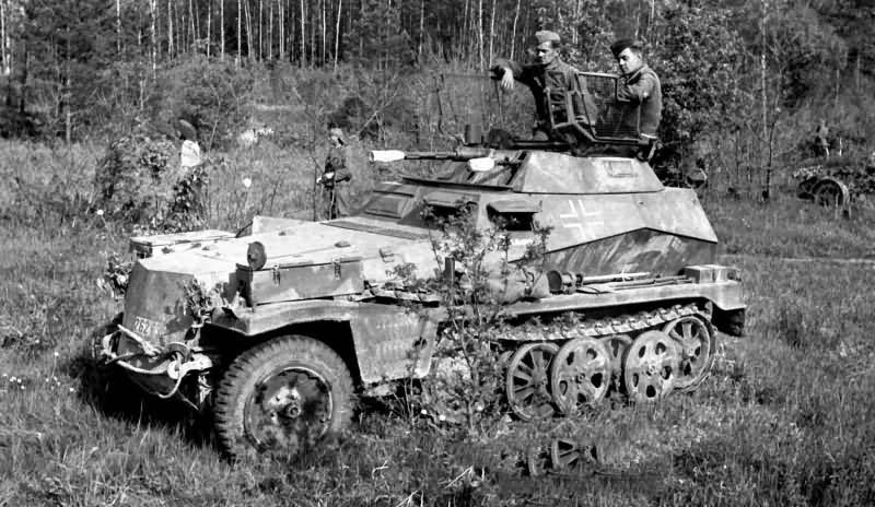 Image result for German SDKFZ 250 halftrack