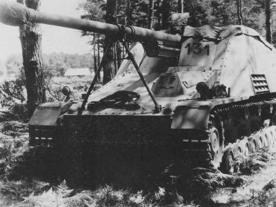 8,8cm PaK/43 L/71 auf Geschutzwagen III/IV Sd Kfz 164 Nashorn number 131