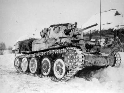 Panzer 38t winter camo