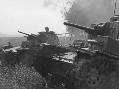 Panzer 38(t) and Panzer II 243