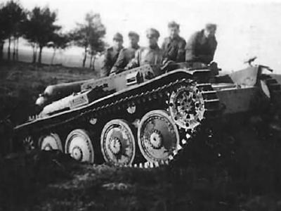Panzer 38(t) chassis with Stadtgas