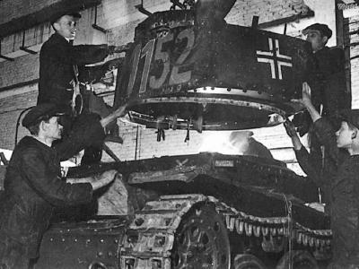Captured Panzer 38(t) 1942