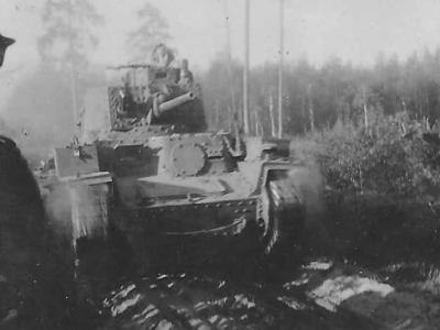 Panzer 38(t) of the 8th Panzer Division Lithuania June 1941