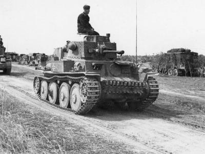 PzBfWg 38 (t) tank of 12th Panzer Division Eastern Front