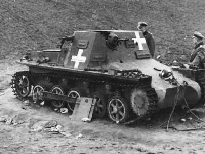 Kleine Panzerbefehlswagen auf Gw I Ausf B Poland 1939