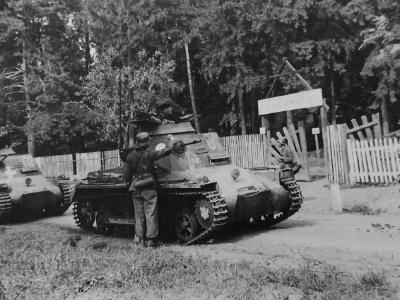 Panzerbefehlswagen I in Galasko near Lwow Poland 1939