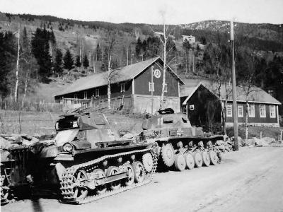 knocked out Panzer I and Panzer II