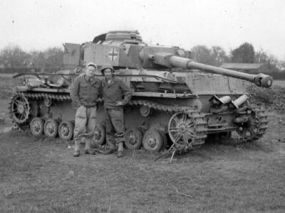 German Panzer IV Ausf J Liege Belgium 1944