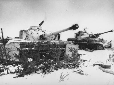 German Pz.Kpfw IV tanks winter