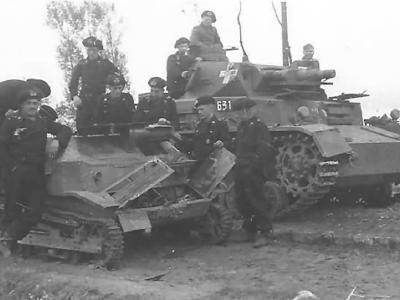 Pz.Kpfw. IV Ausf C 631 of the 4th Panzer Division Miedzno Poland 1939