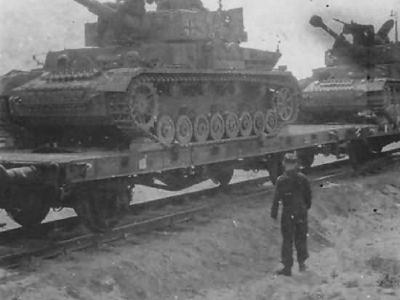 Panzer IV Ausf H number 514 rail transport Holland 1944