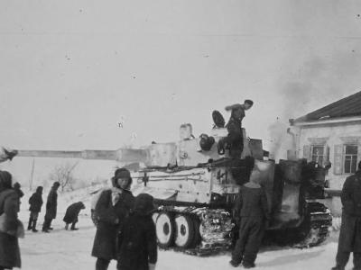 Tiger tank of 2nd SS Panzer Division Das Reich eastern front winter