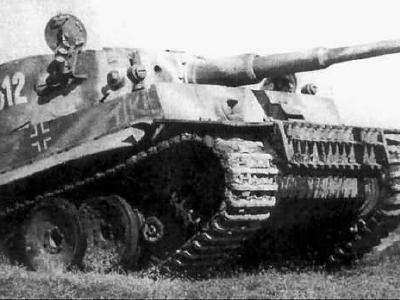 Tiger I number 812 Tiki 8/SSPzRgt 2 Das Reich