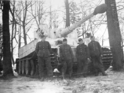 Tiger of schwere panzer abteilung 502 tank number 1 1943
