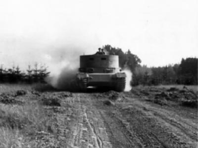 porsche Tiger P prototype with dummy turret