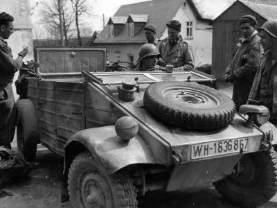 Kubelwagen captured by 1st Infantry Division 30 April 1945