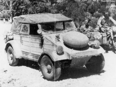 VW Kubelwagen of the Afrika Korps, Derna