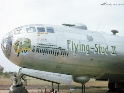B-29 Superfortress 444th BG, 677th BS Flying Stud II nose Art 42-24464 China 1944