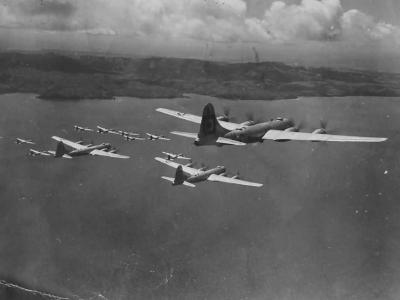 B-29 Superfortress Formation of the 29th Bomb Group 314th Bomb Wing