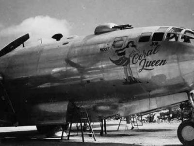 Boeing B-29 Superfortress Nose Art Coral Queen 504th Bomb Group 1945 42-63499