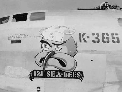 Boeing B-29 Superfortress 42-24815 K-365 – Nose Art 121 Sea Bees 505th bomb group 42-24815