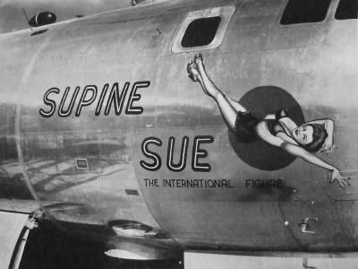 B-29 Superfortress 42-24653 of 500th BG, 883rd BS, nose art Tinian 1945