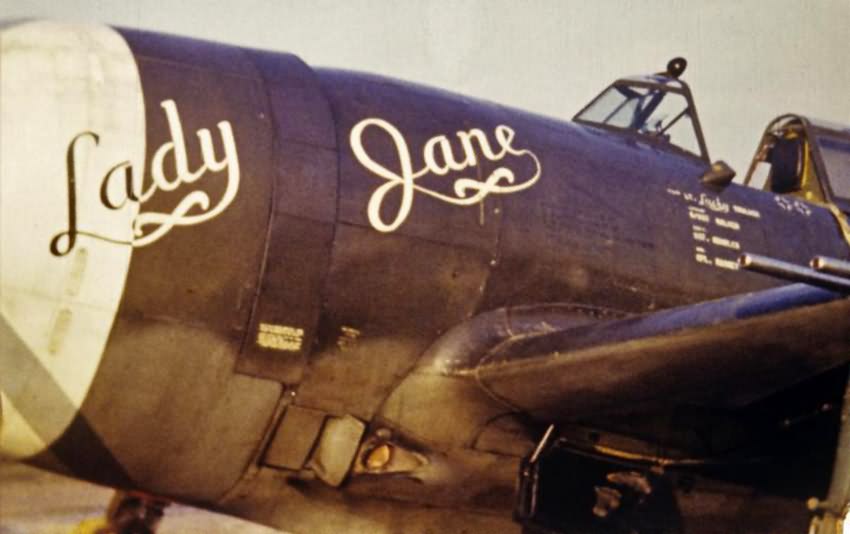 P-47 Thunderbolt piloted by John W. Truluck