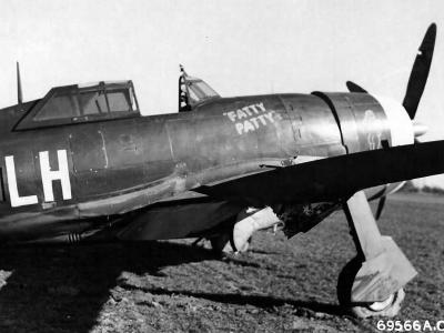 P-47D Thunderbolt 42-74665 „Fatty Patty II” LH-T of the 350th Fighter Squadron, 353rd Fighter Group