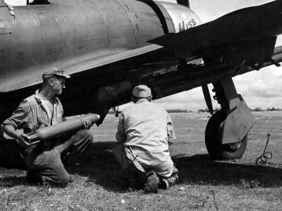 P-47D Thunderbolt of the 318th Fighter Group, 19th FS Saipan 1944