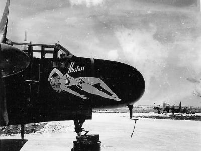 Northrop P-61 Black Widow Blackout Hostess Nose Art