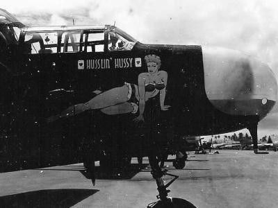 Northrop P-61 Night Fighter Husslin’ Hussy Nose Art